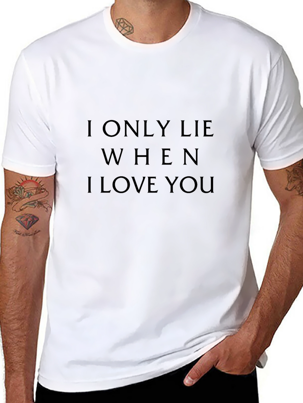 I Only Lie When I Love You Graphic Tee