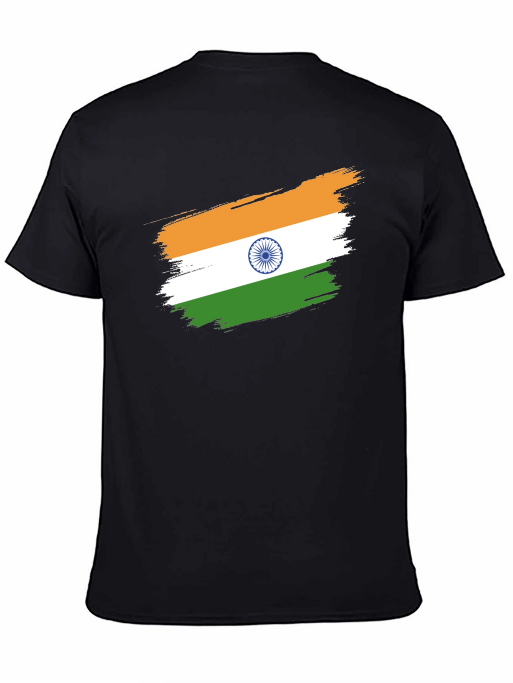 India Flag Brushstroke Graphic Tee