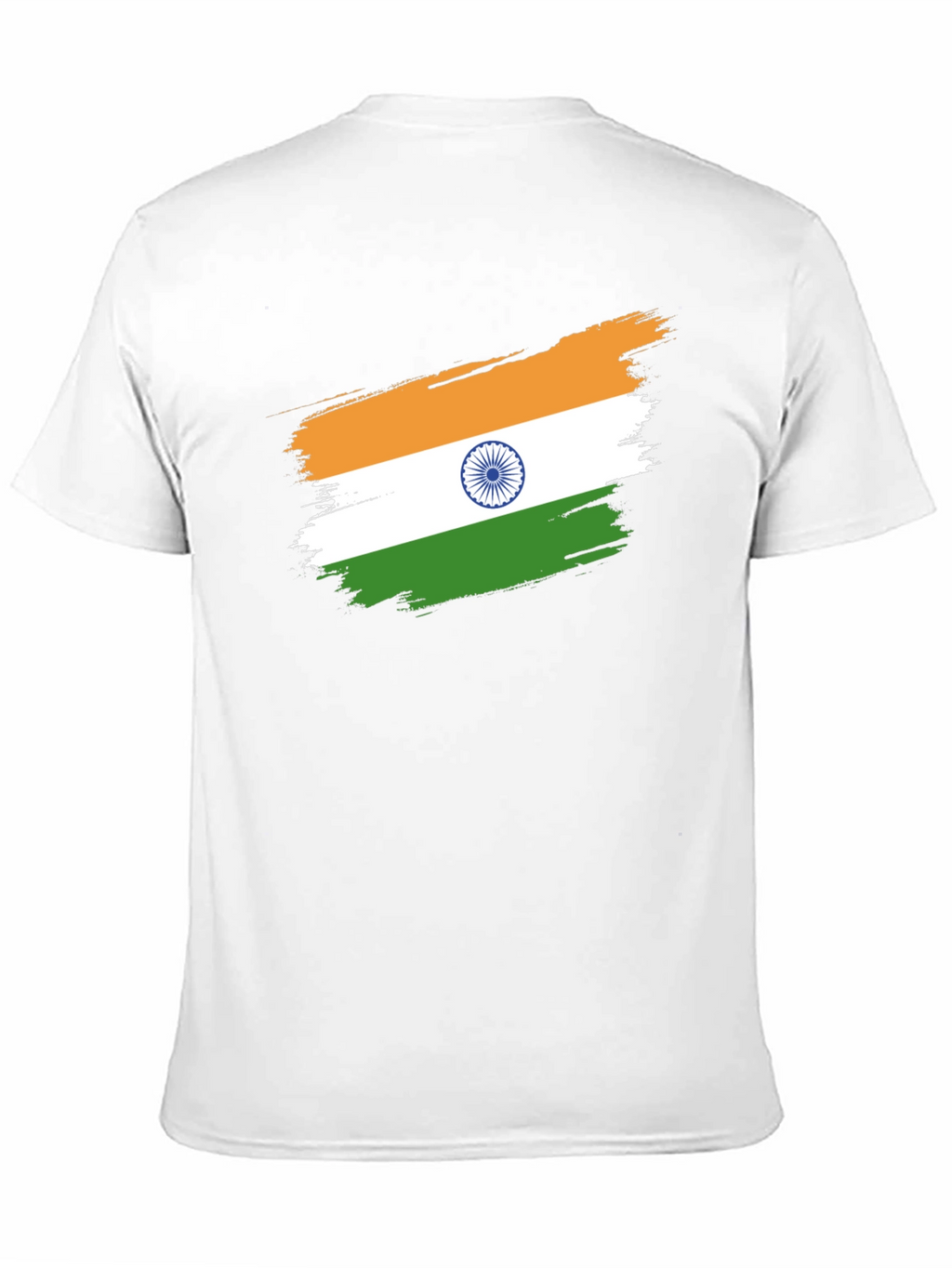 India Flag Brushstroke Graphic Tee