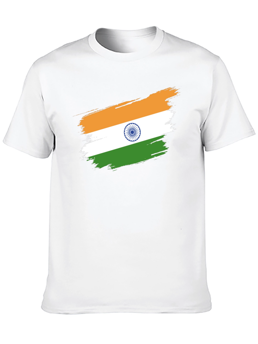 India Flag Brushstroke Graphic Tee