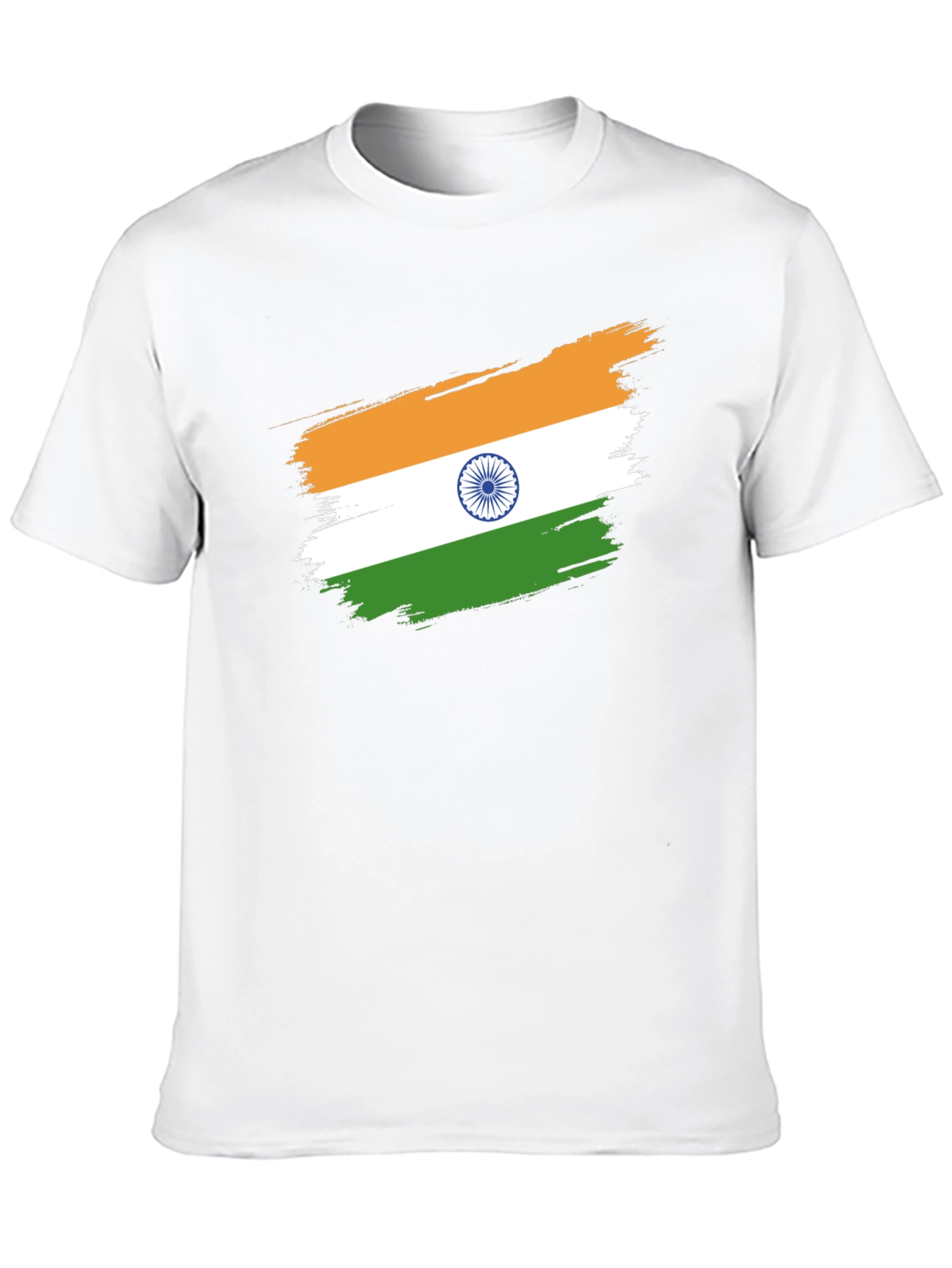 India Flag Brushstroke Graphic Tee