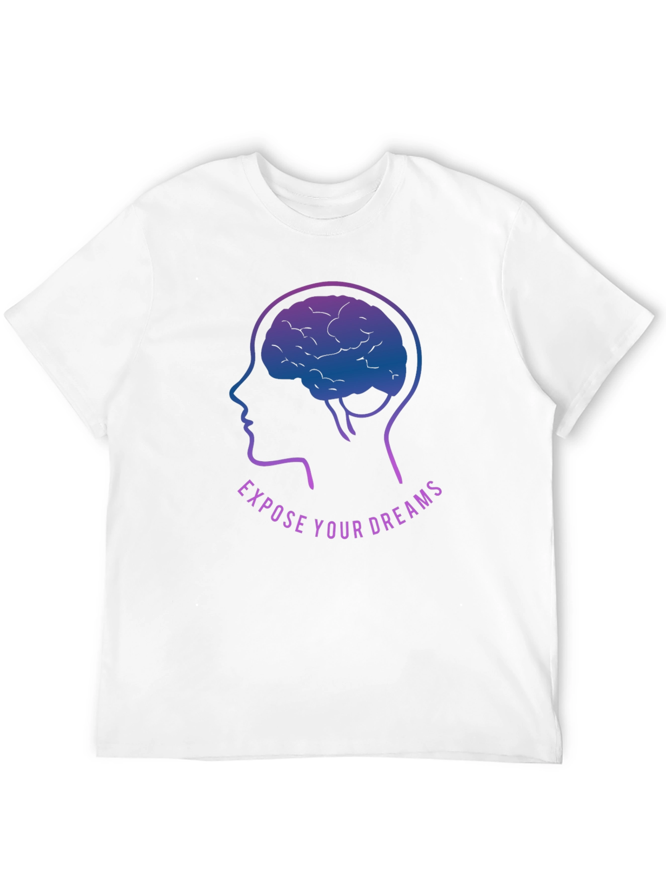 Dreamer Brain Graphic T-Shirt - Expose Your Dreams