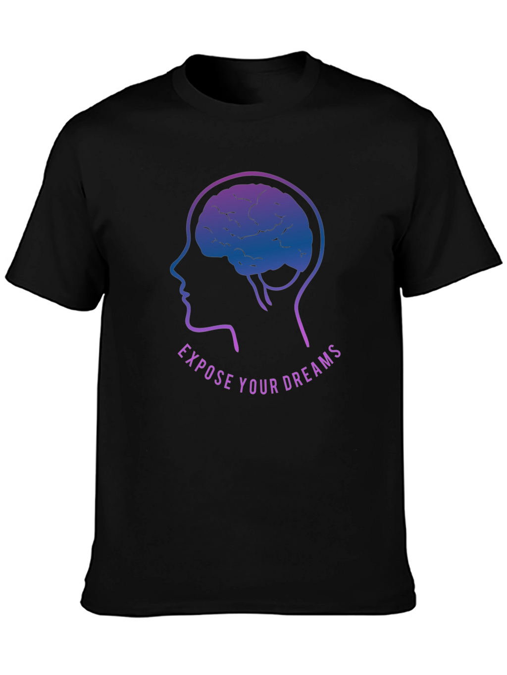 Dreamer Brain Graphic T-Shirt - Expose Your Dreams