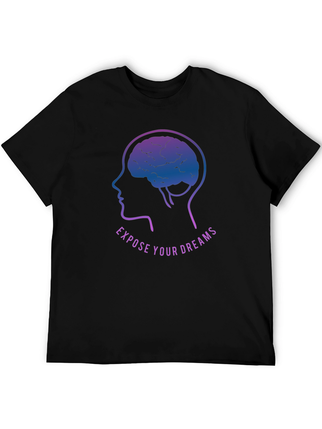 Dreamer Brain Graphic T-Shirt - Expose Your Dreams