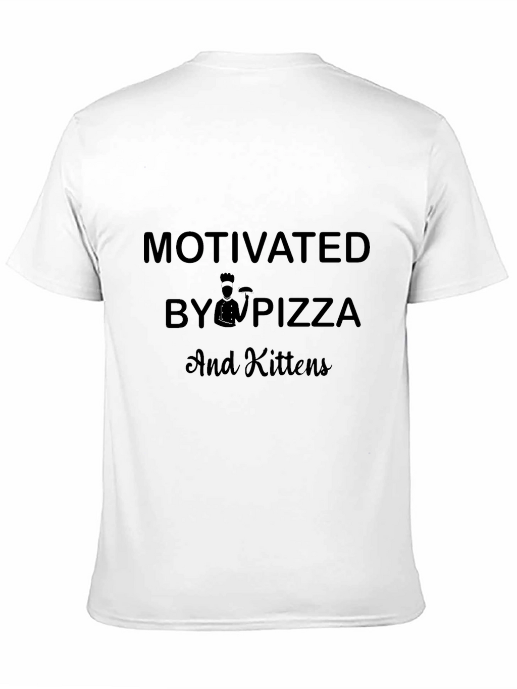 Motivated by Pizza & Kittens Graphic Tee