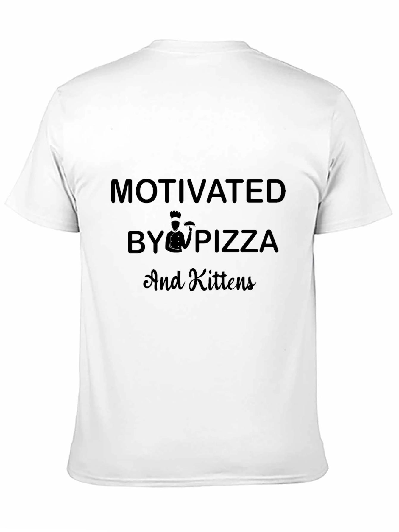 Motivated by Pizza & Kittens Graphic Tee