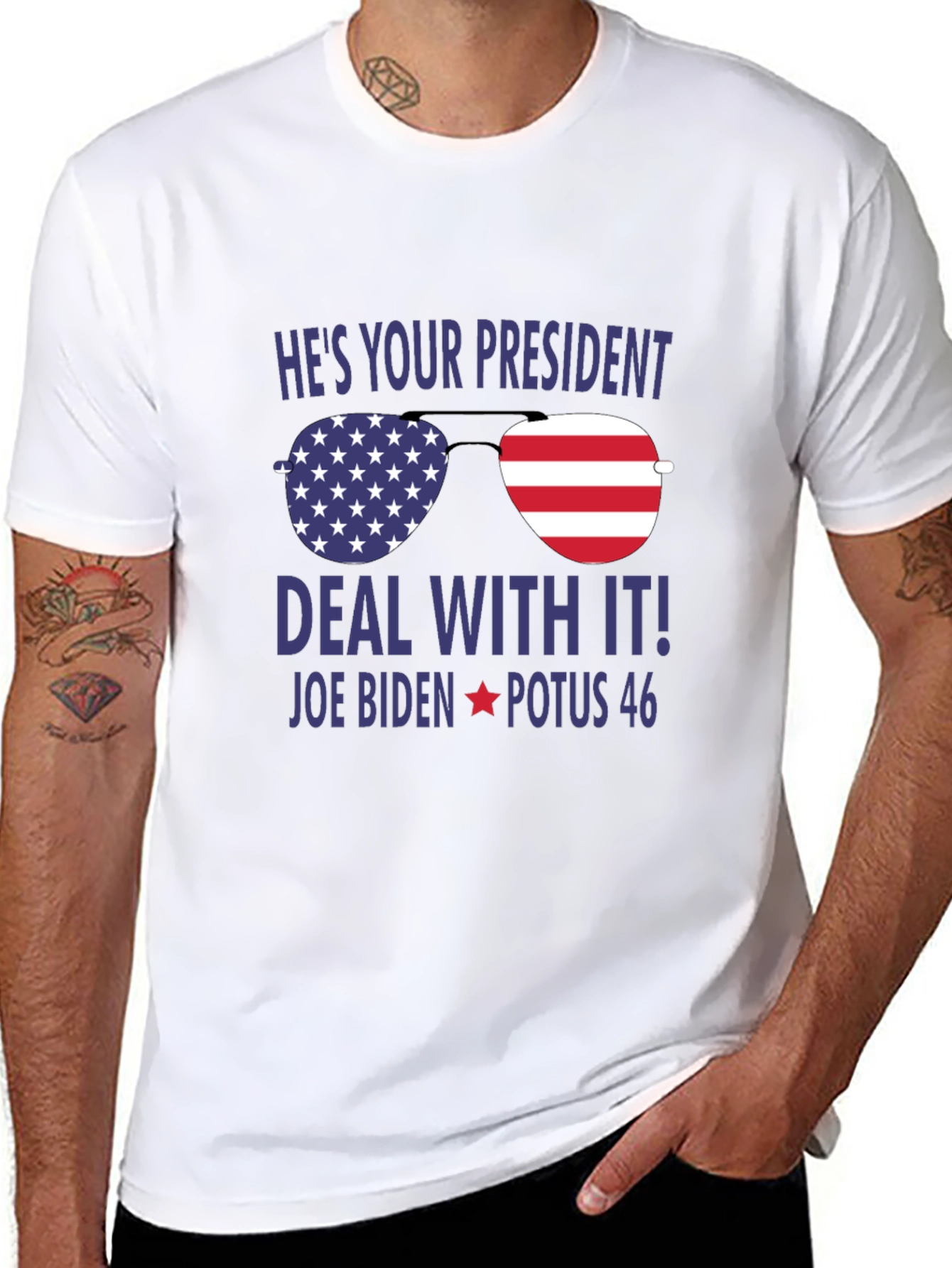 Joe Biden Deal With It Graphic Tee