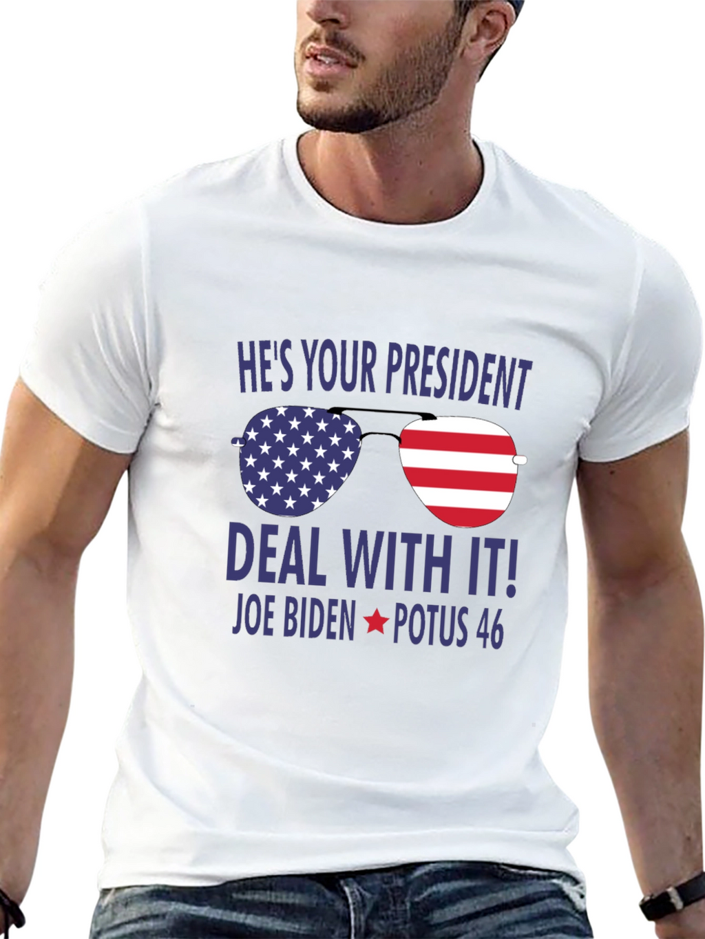 Joe Biden Deal With It Graphic Tee