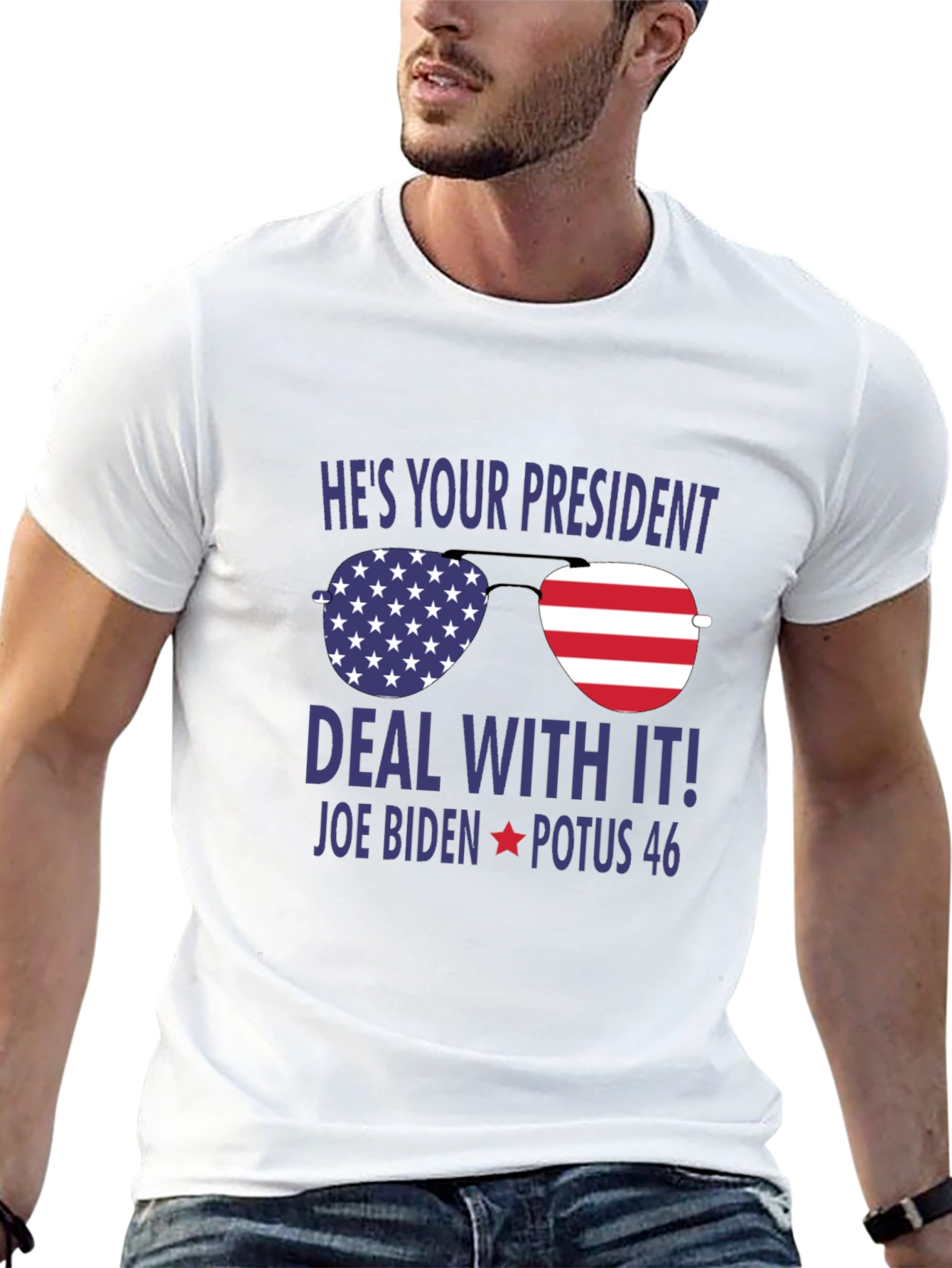 Joe Biden Deal With It Graphic Tee