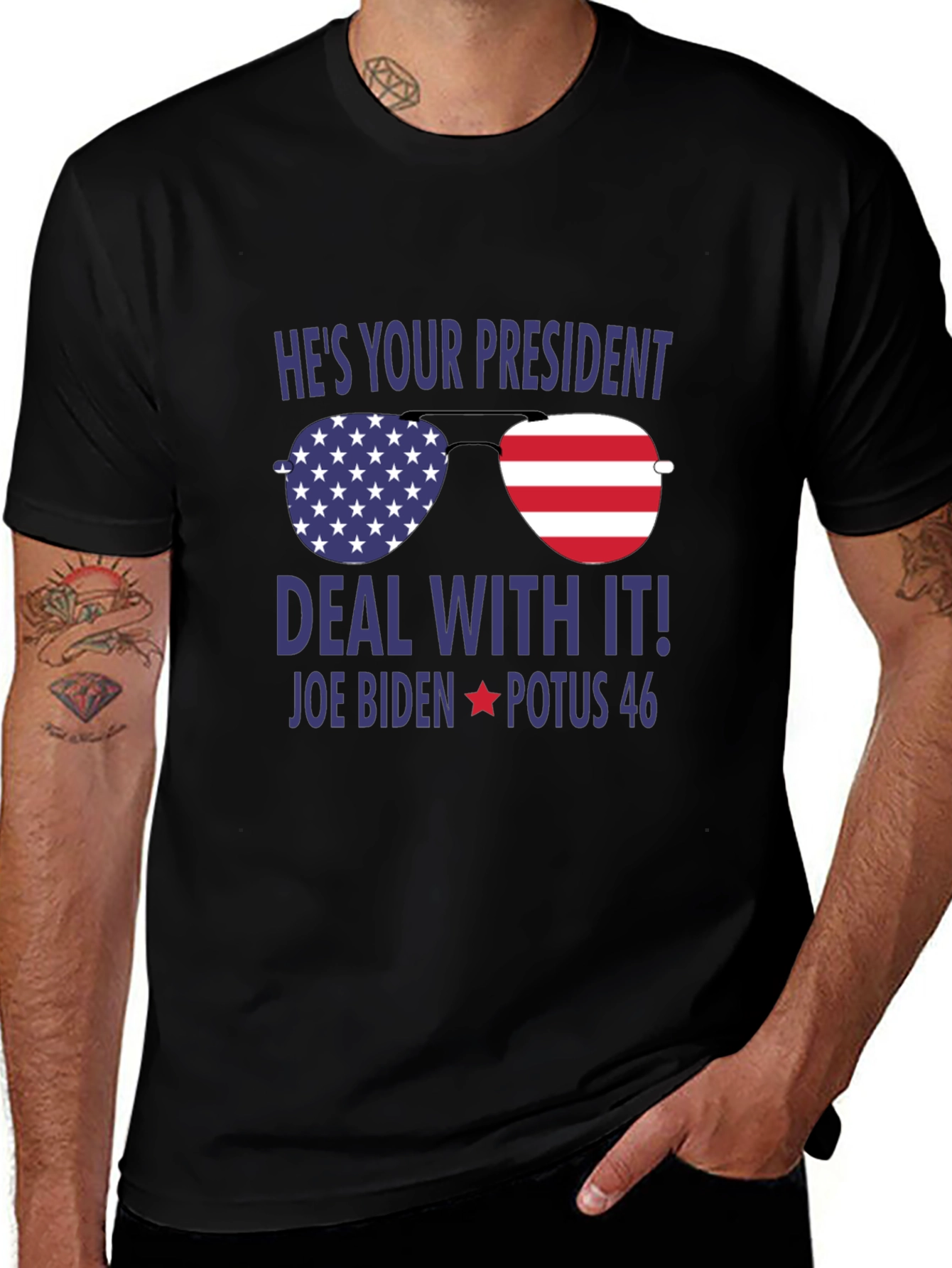 Joe Biden Deal With It Graphic Tee