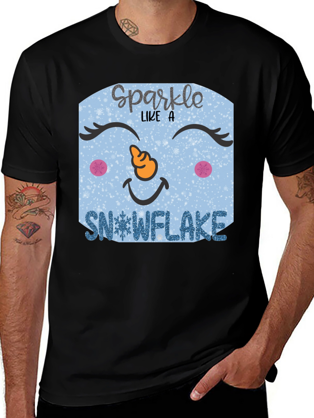 Sparkle Like a Snowflake Graphic Tee