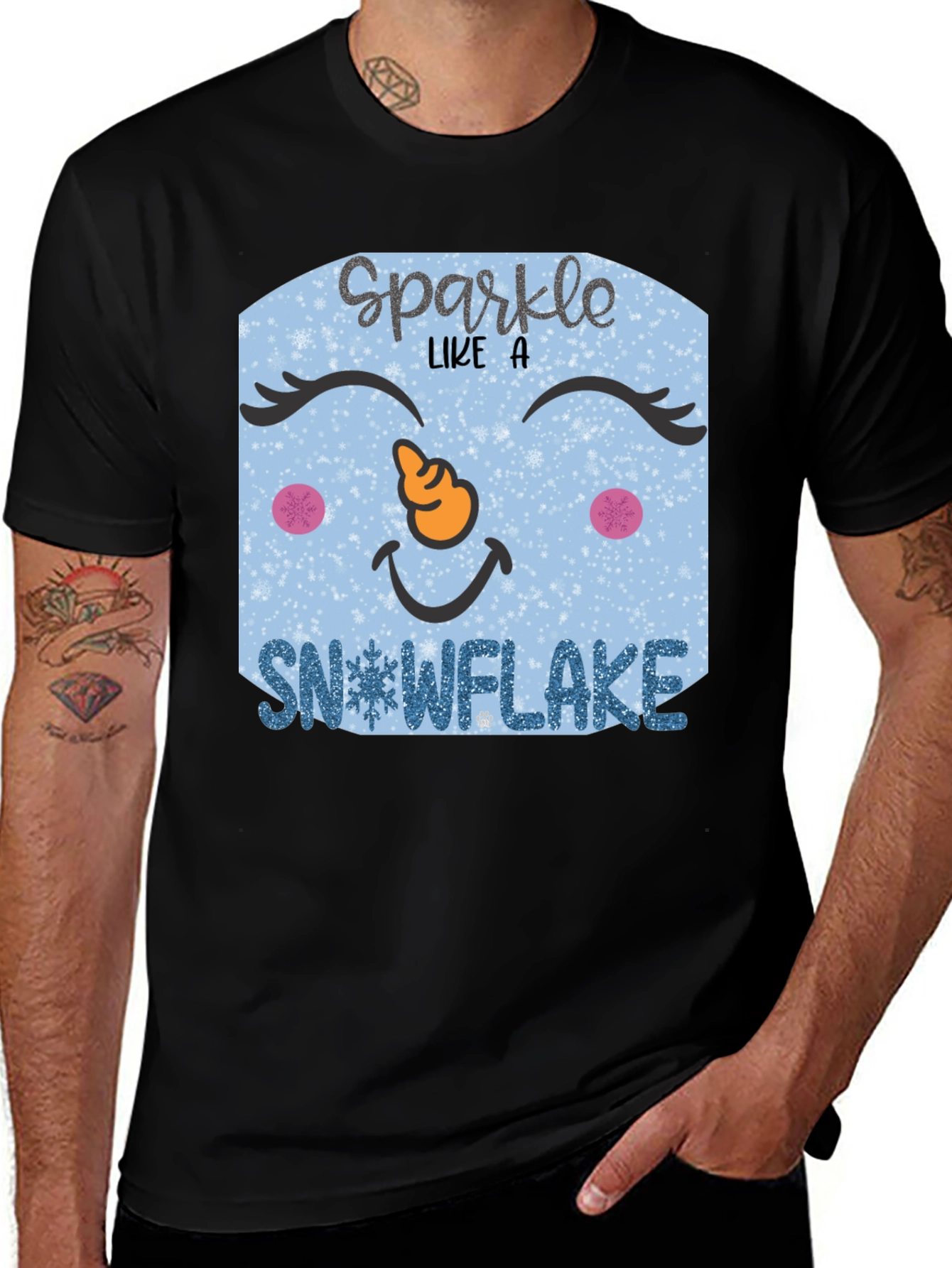 Sparkle Like a Snowflake Graphic Tee