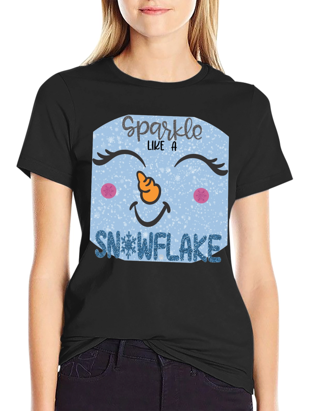Sparkle Like a Snowflake Graphic Tee