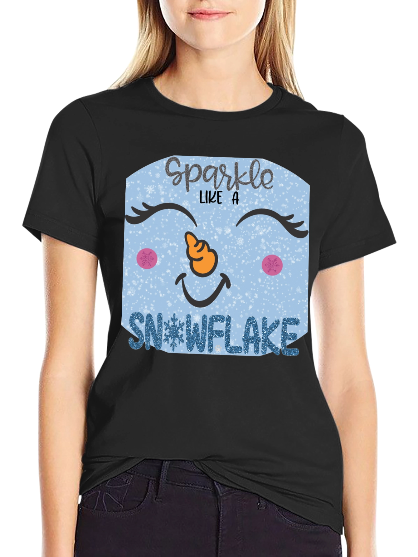 Sparkle Like a Snowflake Graphic Tee