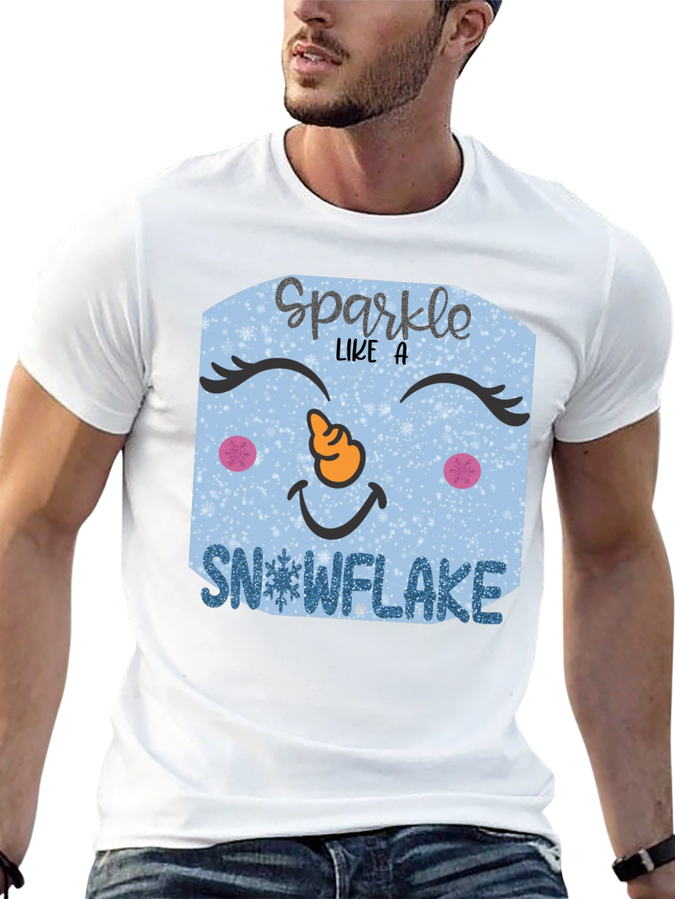 Sparkle Like a Snowflake Graphic Tee