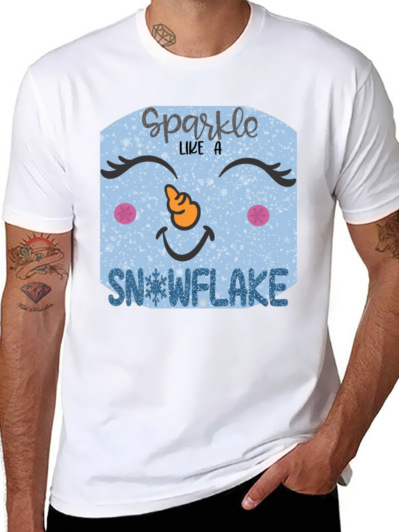 Sparkle Like a Snowflake Graphic Tee