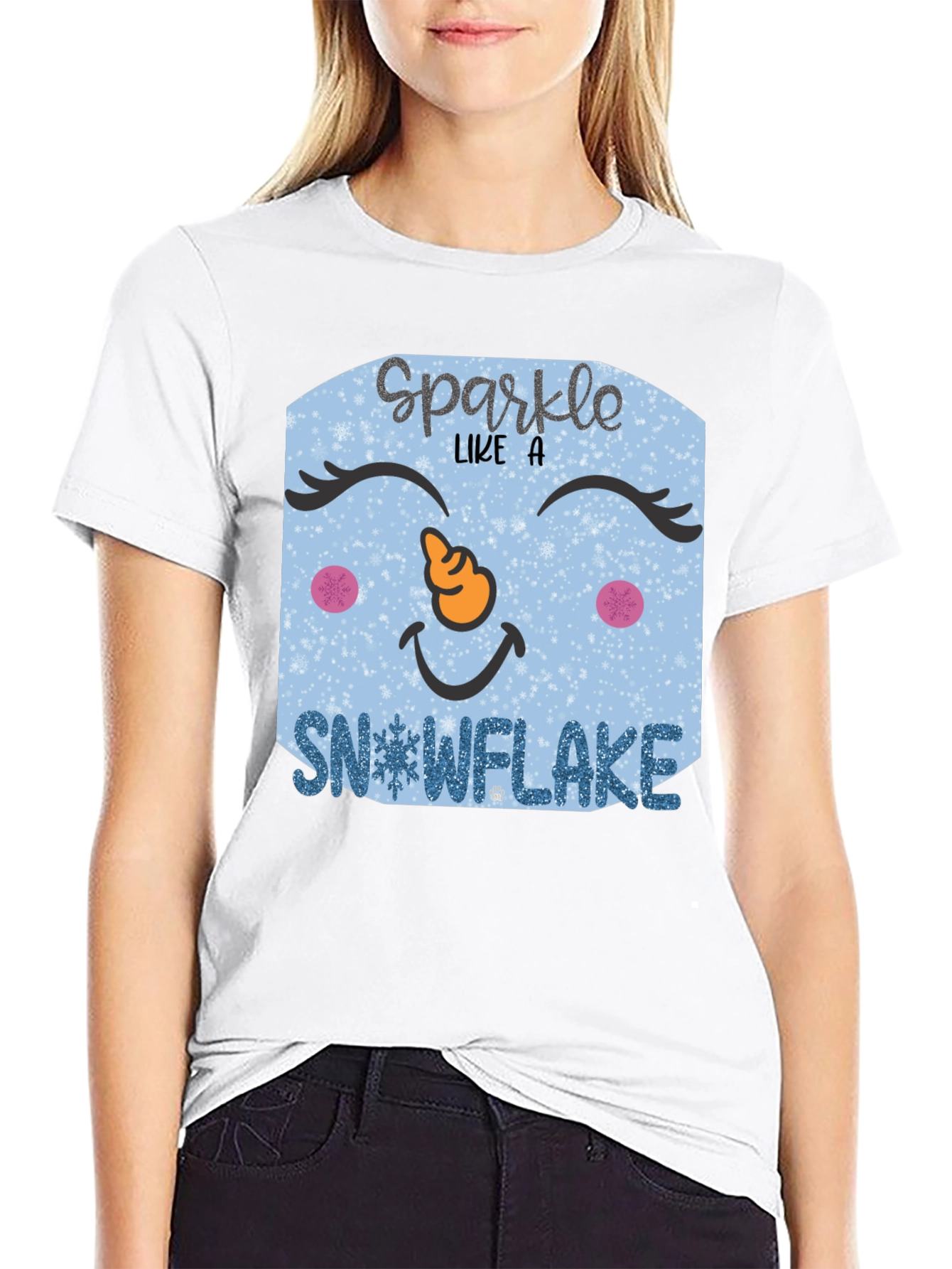 Sparkle Like a Snowflake Graphic Tee