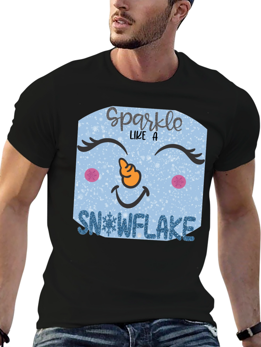 Sparkle Like a Snowflake Graphic Tee