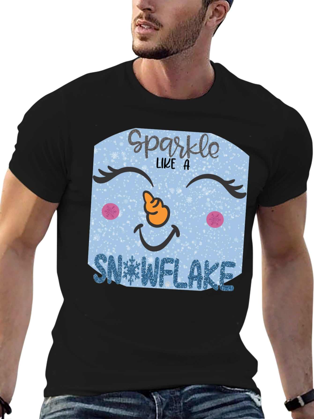 Sparkle Like a Snowflake Graphic Tee