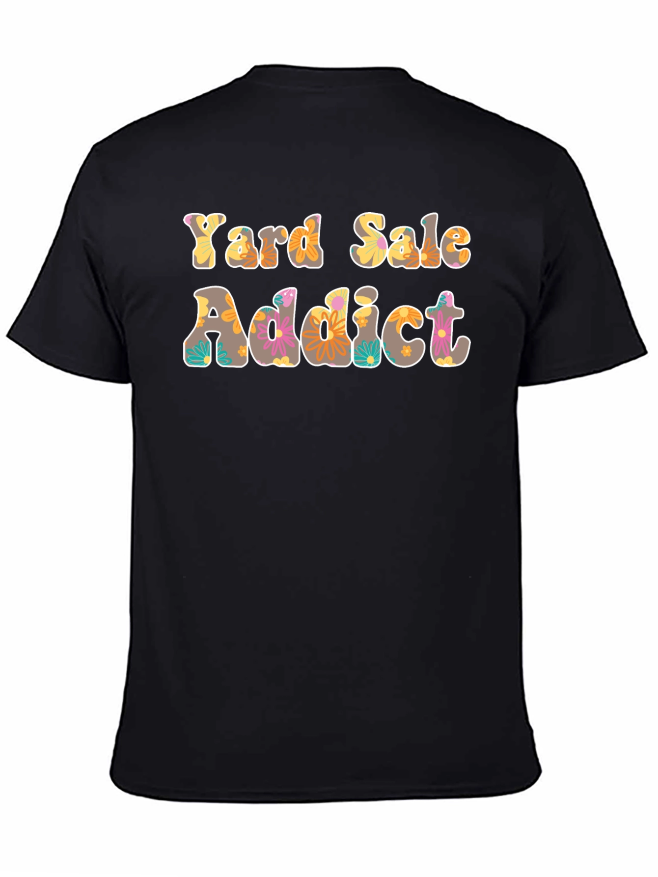 Yard Sale Addict Floral Print T-Shirt