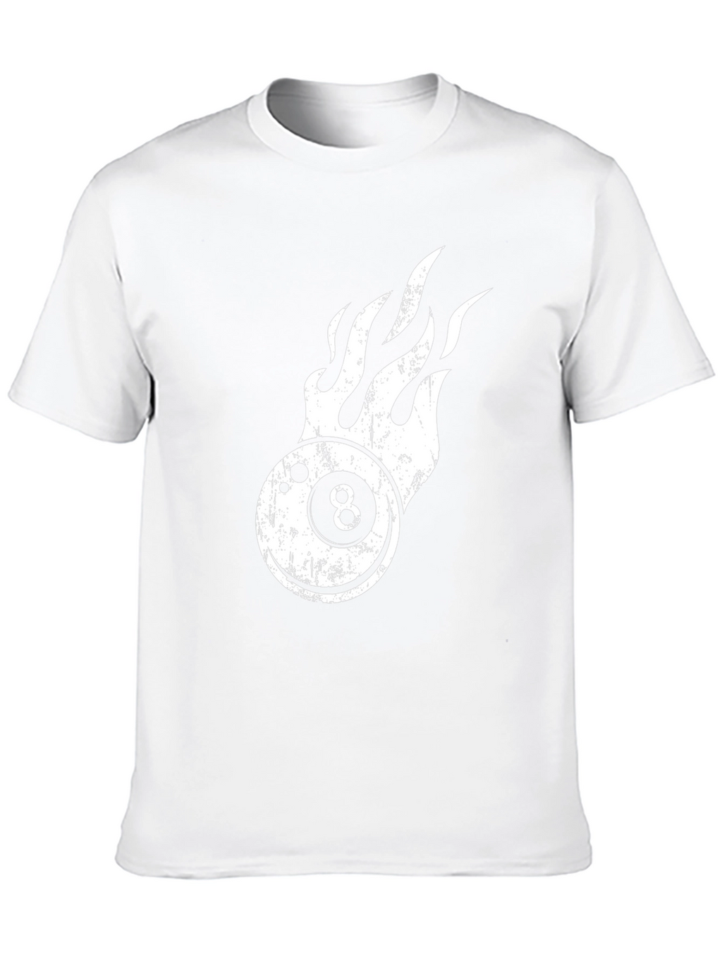 Flaming 8 Ball Graphic Tee