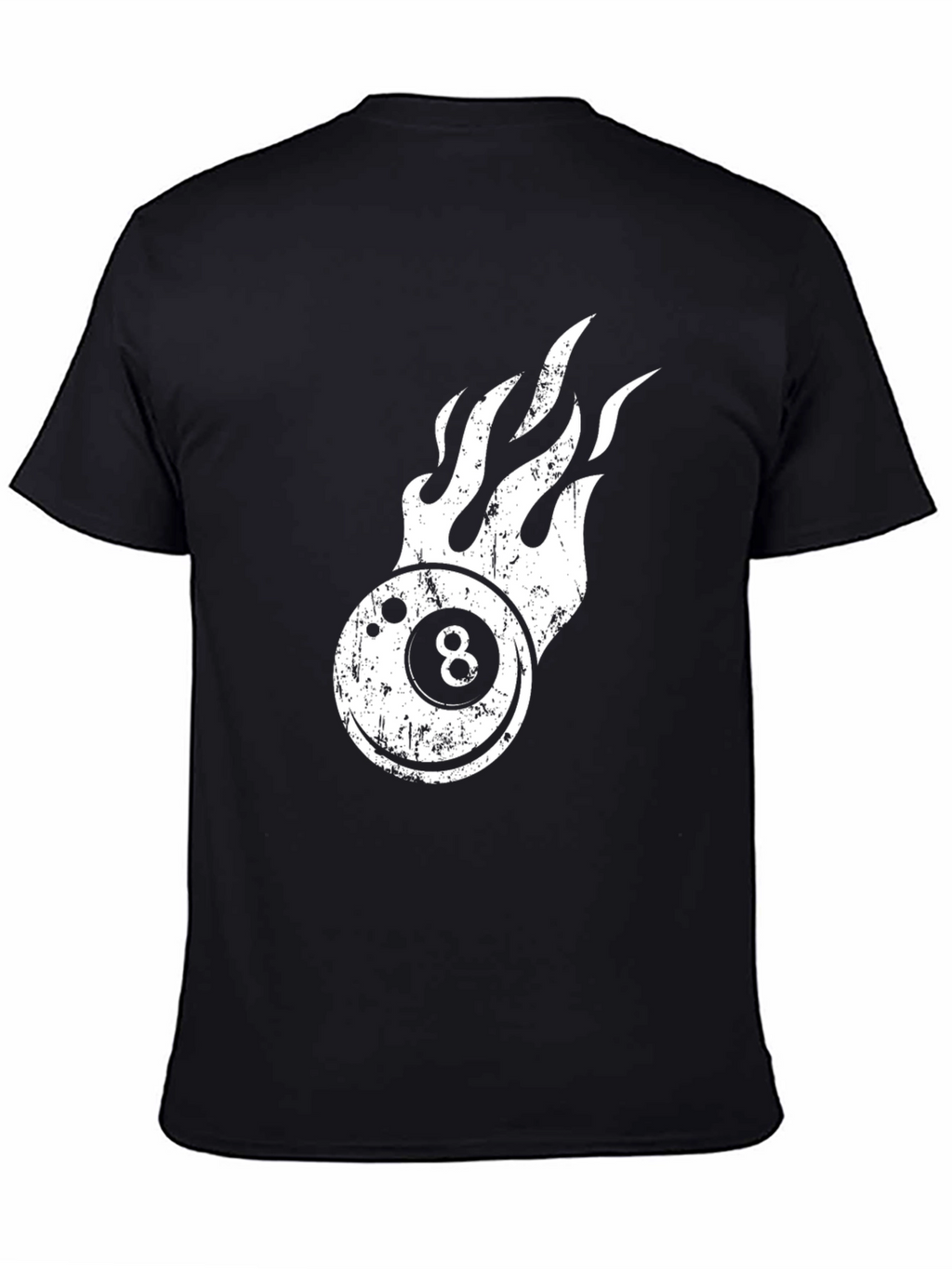Flaming 8 Ball Graphic Tee