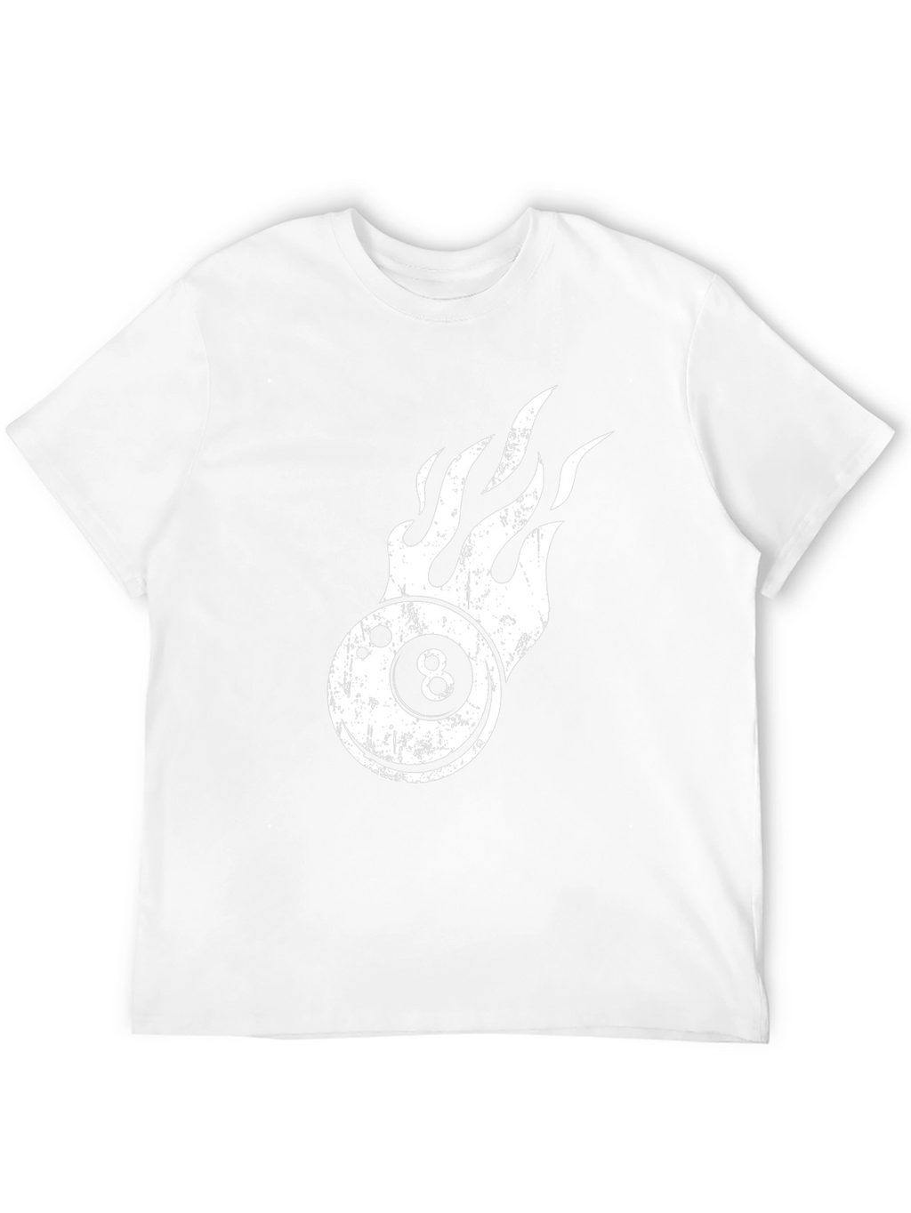 Flaming 8 Ball Graphic Tee