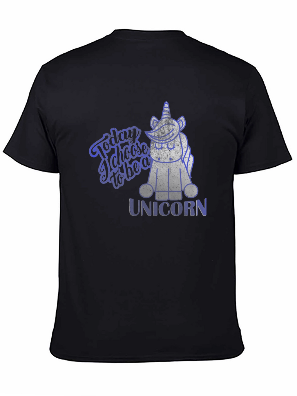 Unicorn Graphic Print Mens T-Shirt
