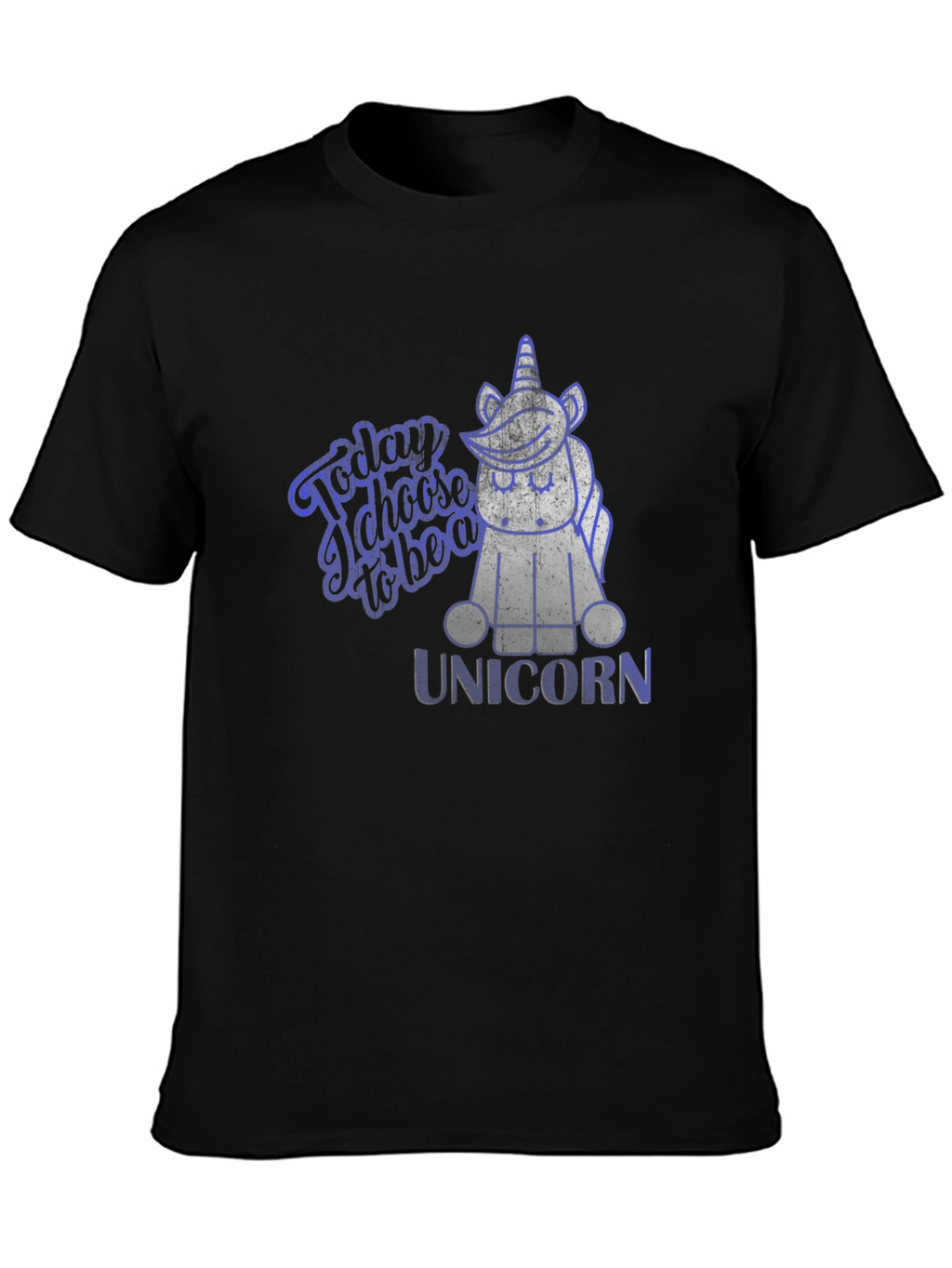 Unicorn Graphic Print Mens T-Shirt
