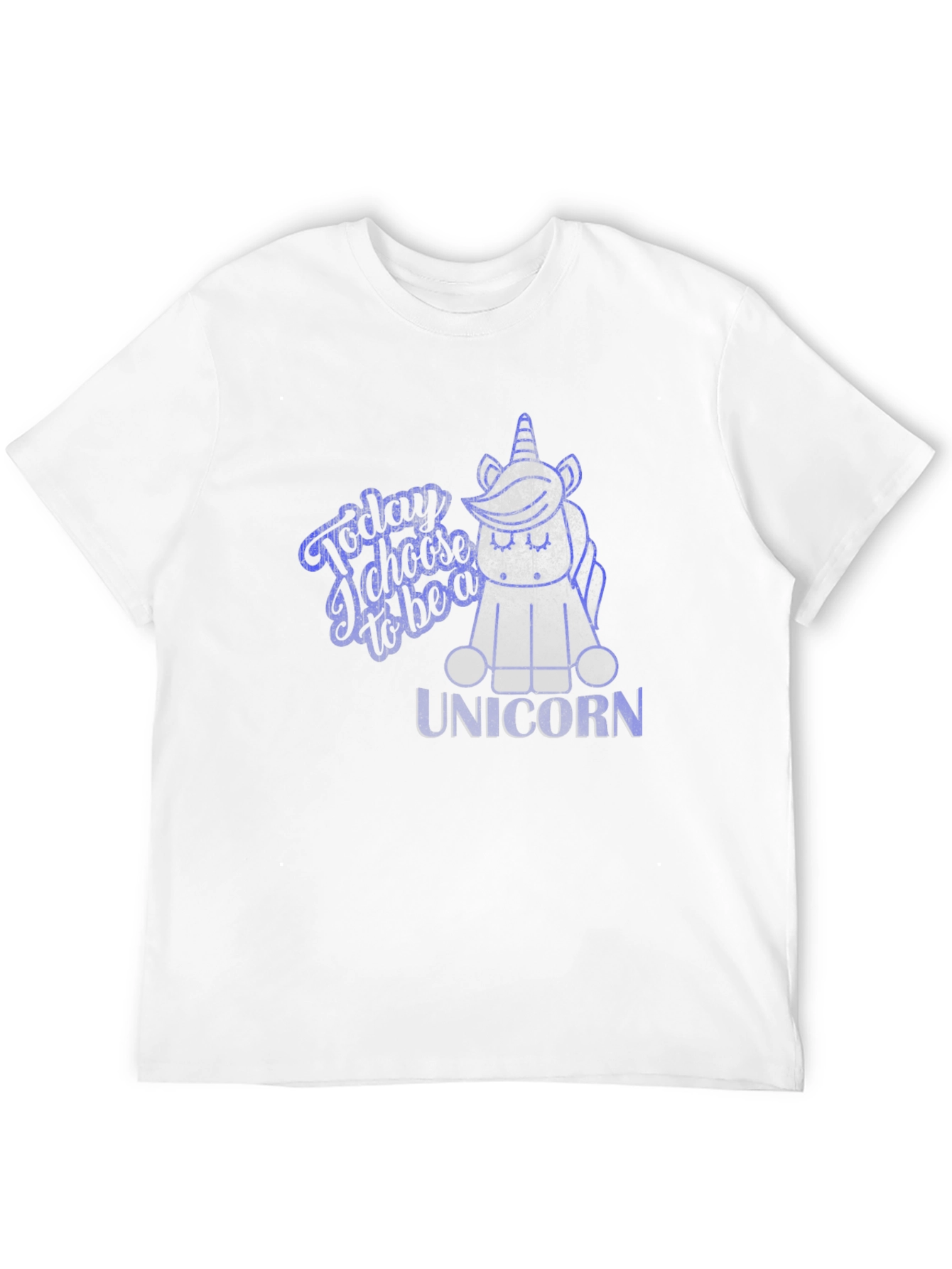 Unicorn Graphic Print Mens T-Shirt