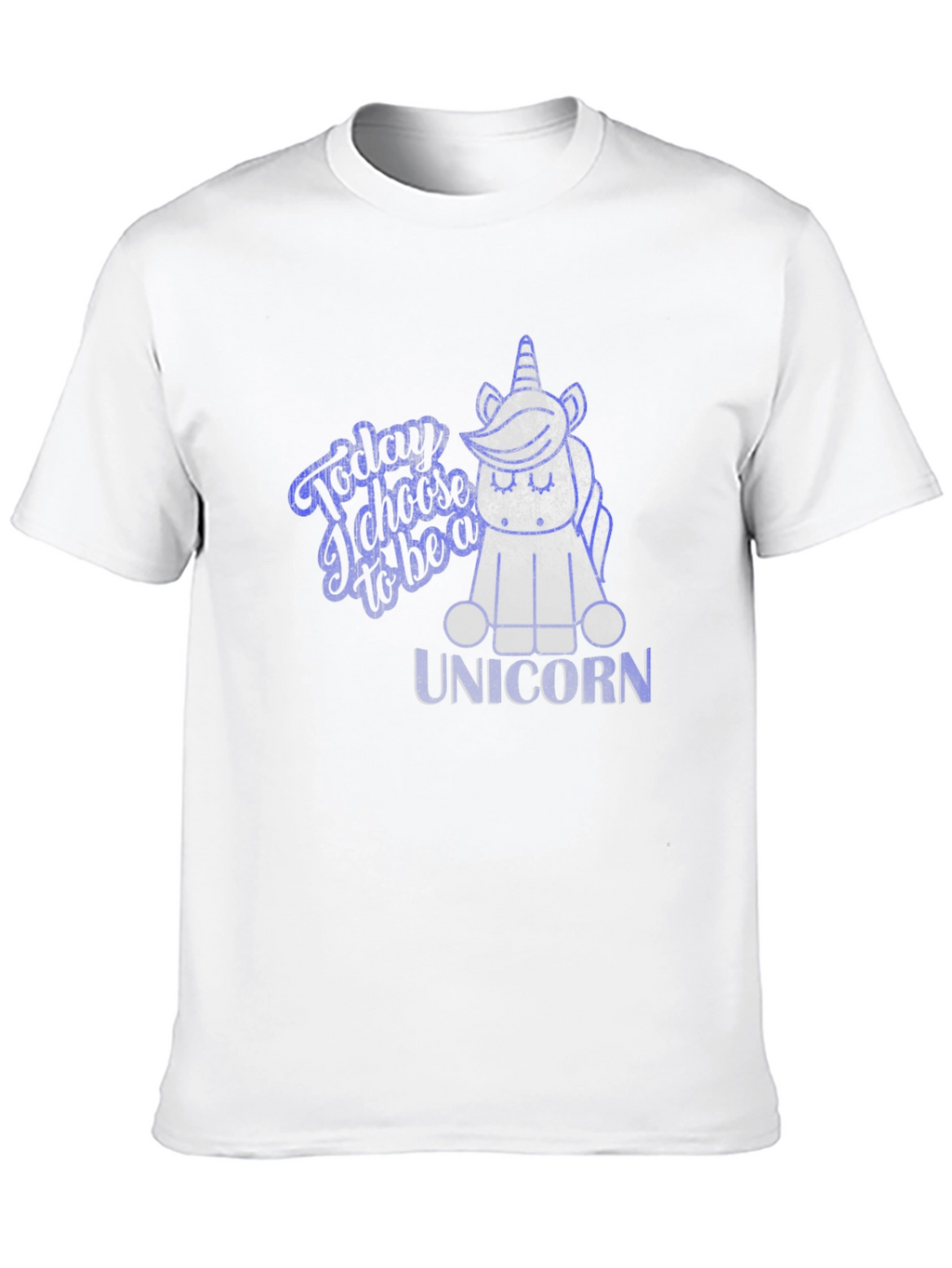 Unicorn Graphic Print Mens T-Shirt