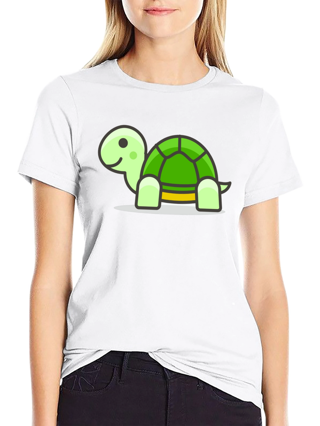 Turtle Graphic Tee - Soft Cotton Blend