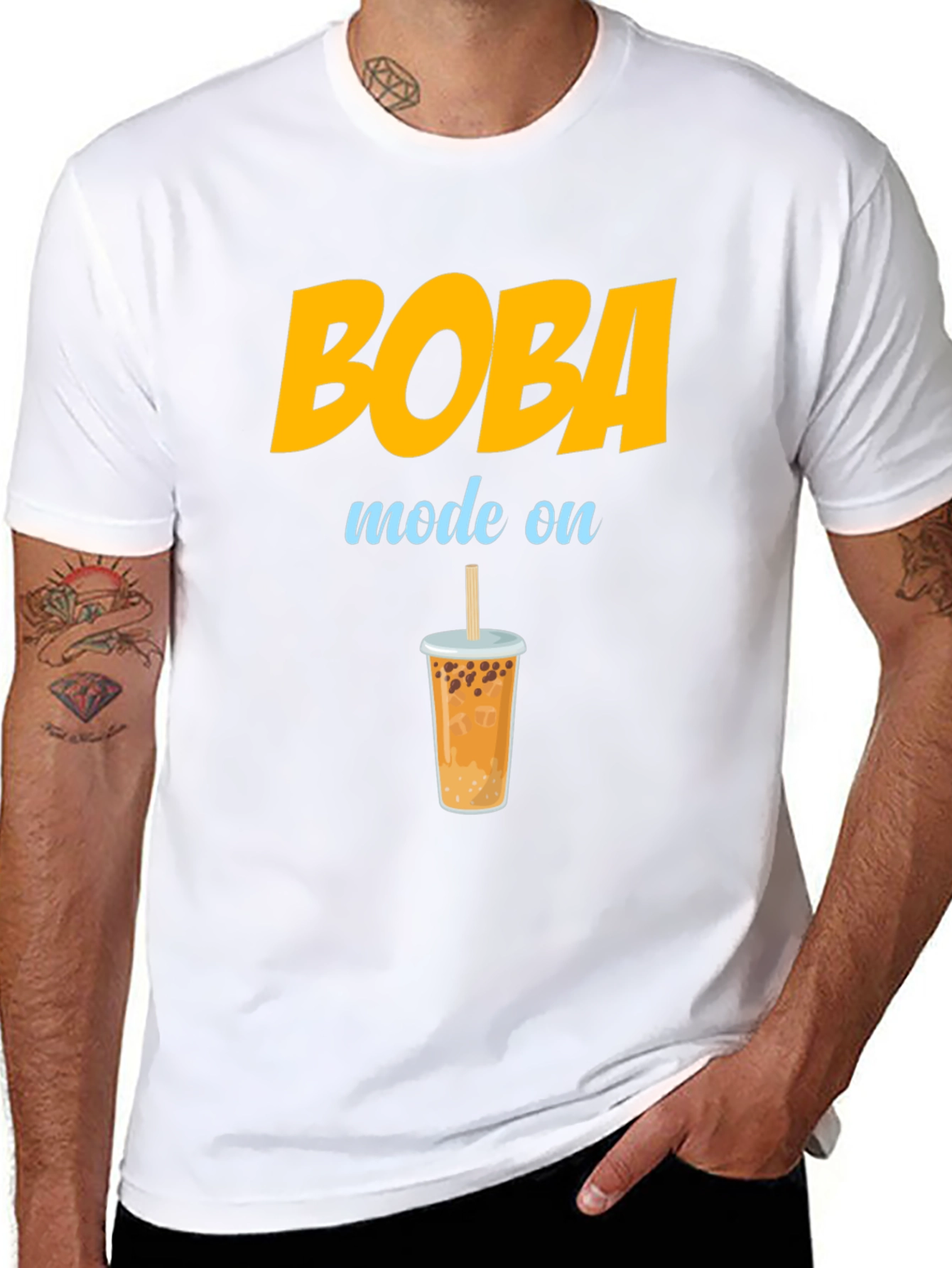Boba Mode On T-Shirt