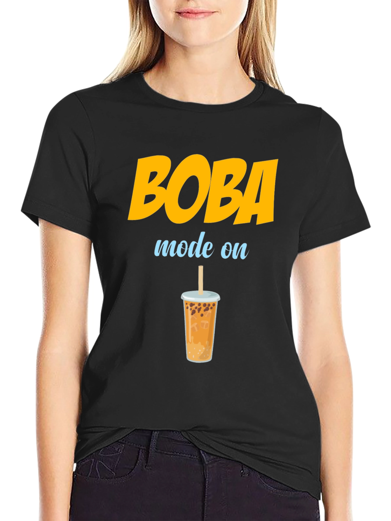 Boba Mode On T-Shirt