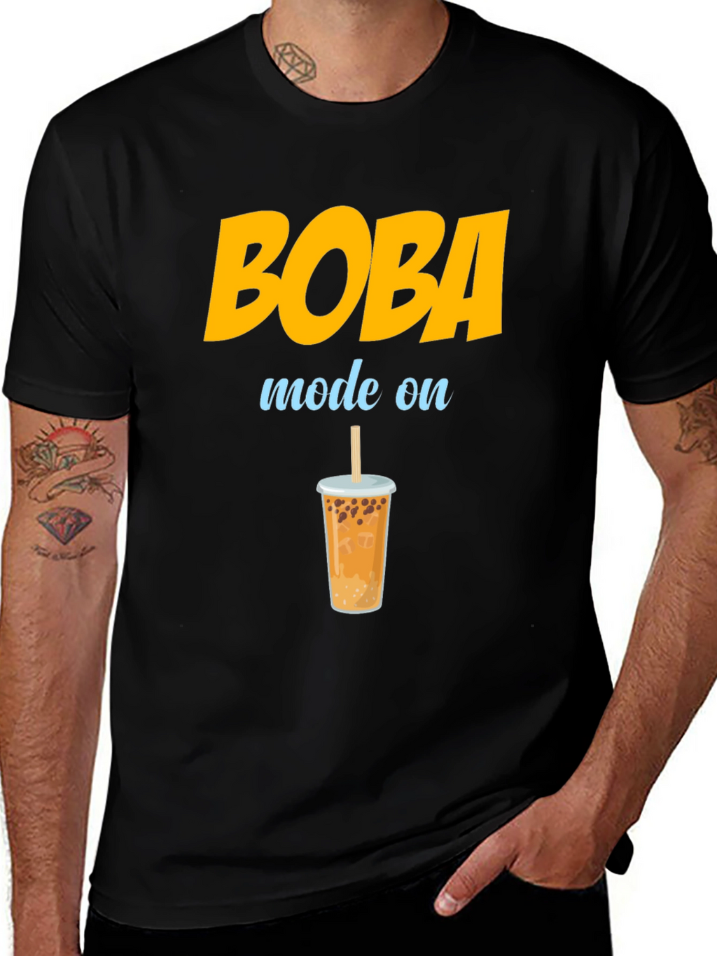 Boba Mode On T-Shirt
