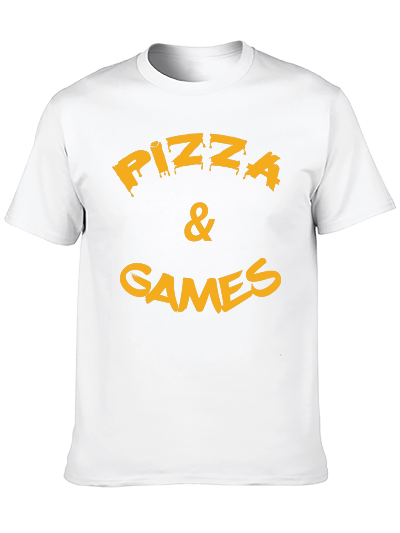 Pizza & Games Graphic T-Shirt