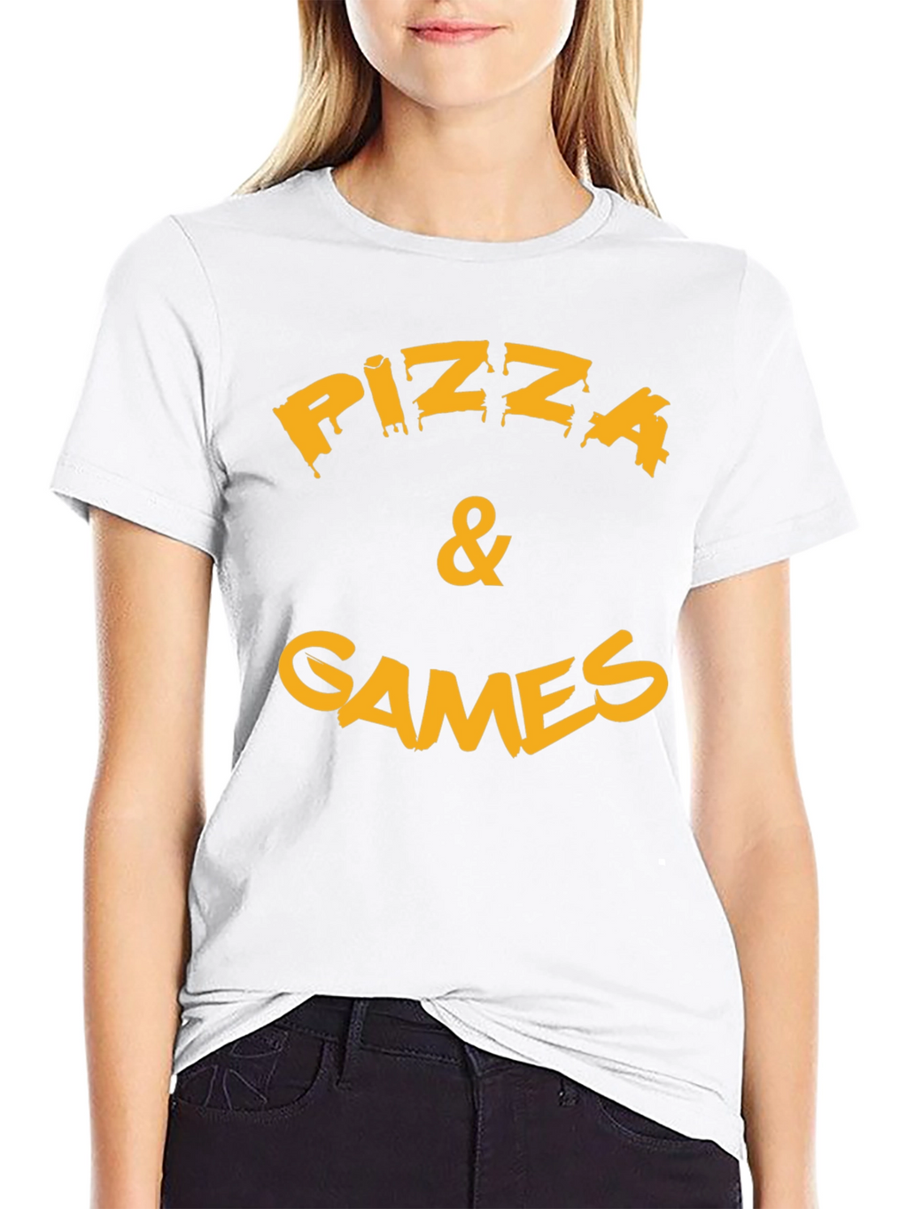 Pizza & Games Graphic T-Shirt