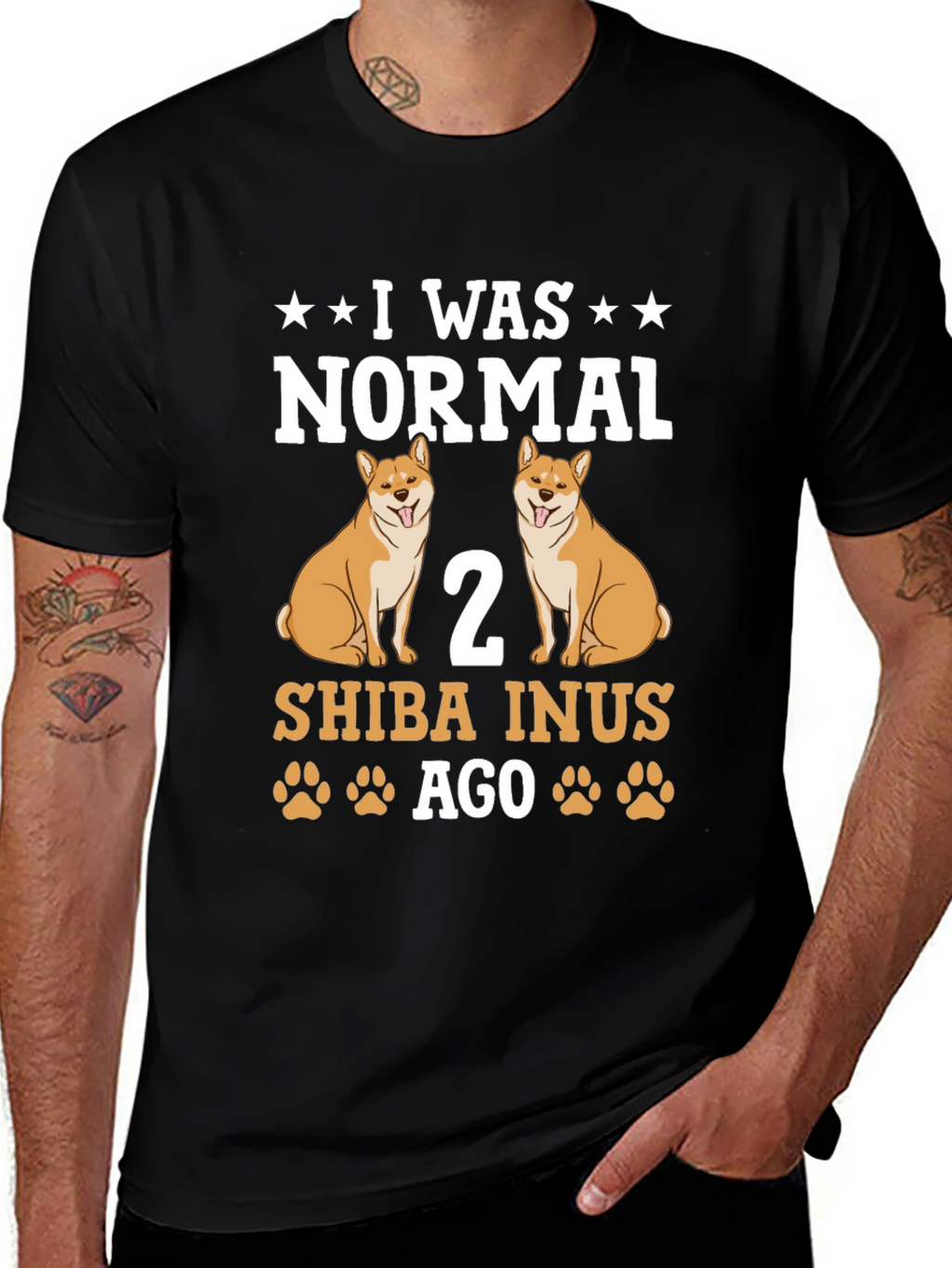 I Was Normal 2 Shiba Inus Ago T-Shirt
