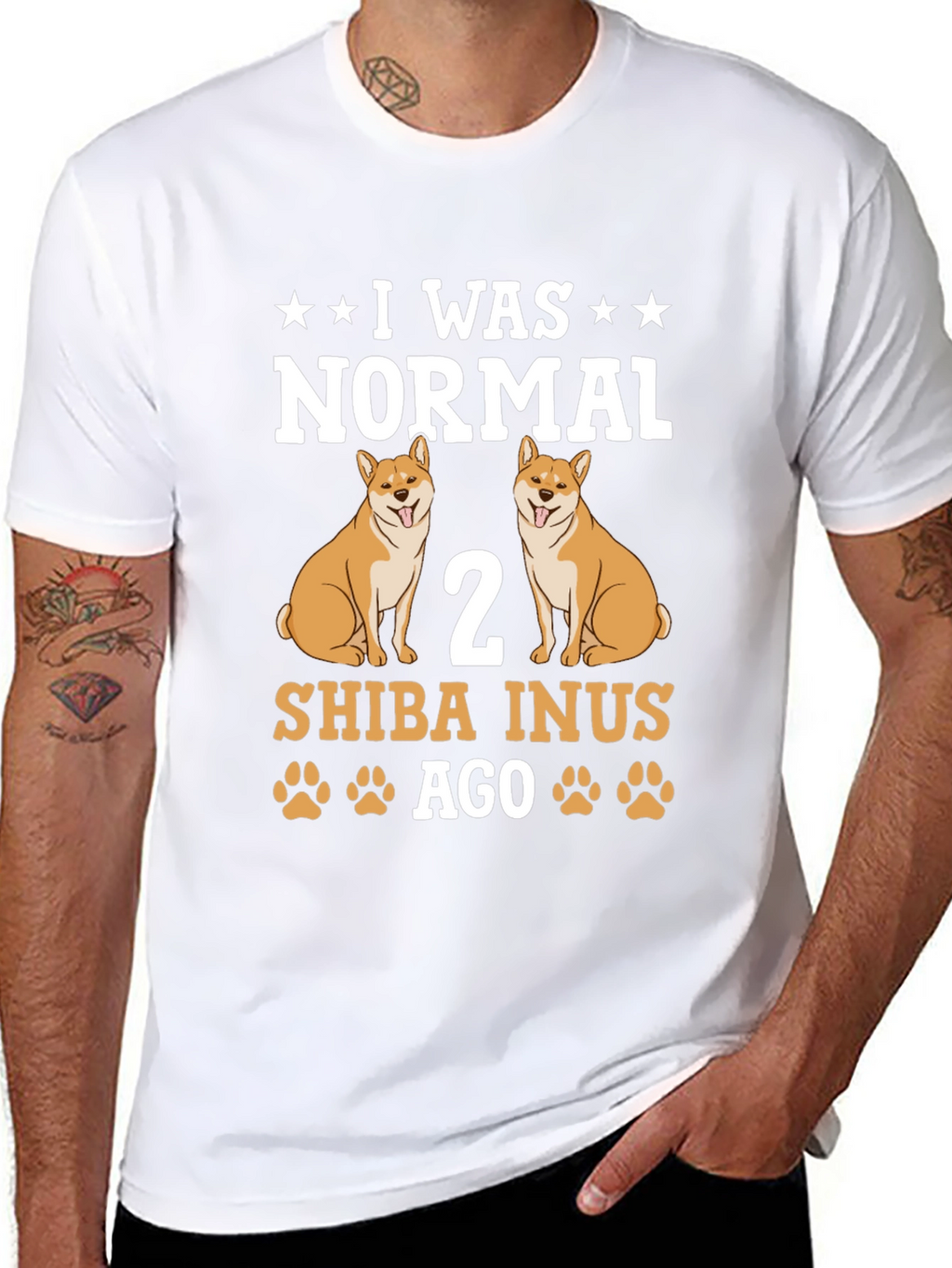 I Was Normal 2 Shiba Inus Ago T-Shirt