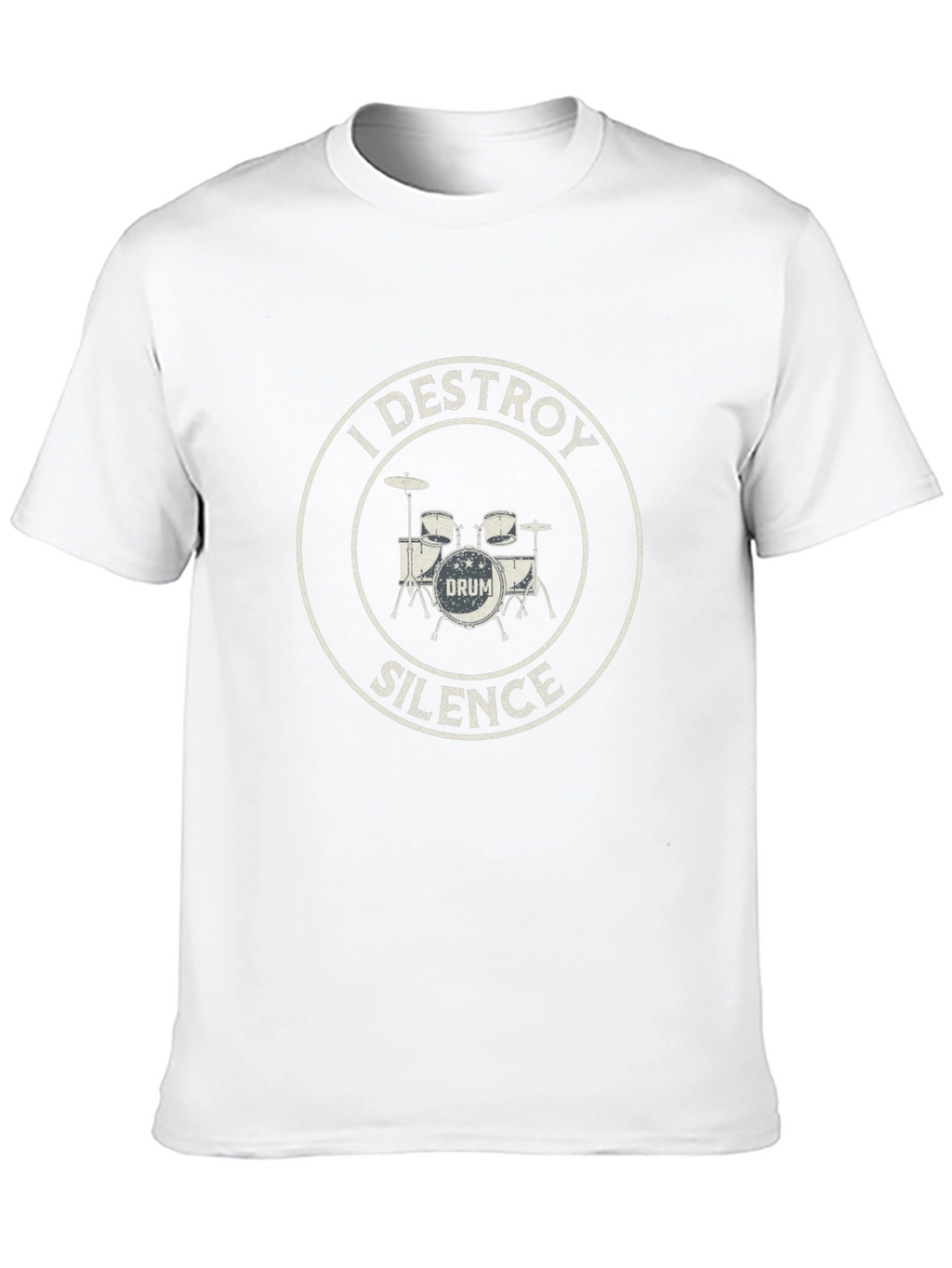 I Destroy Silence Drummer T-Shirt