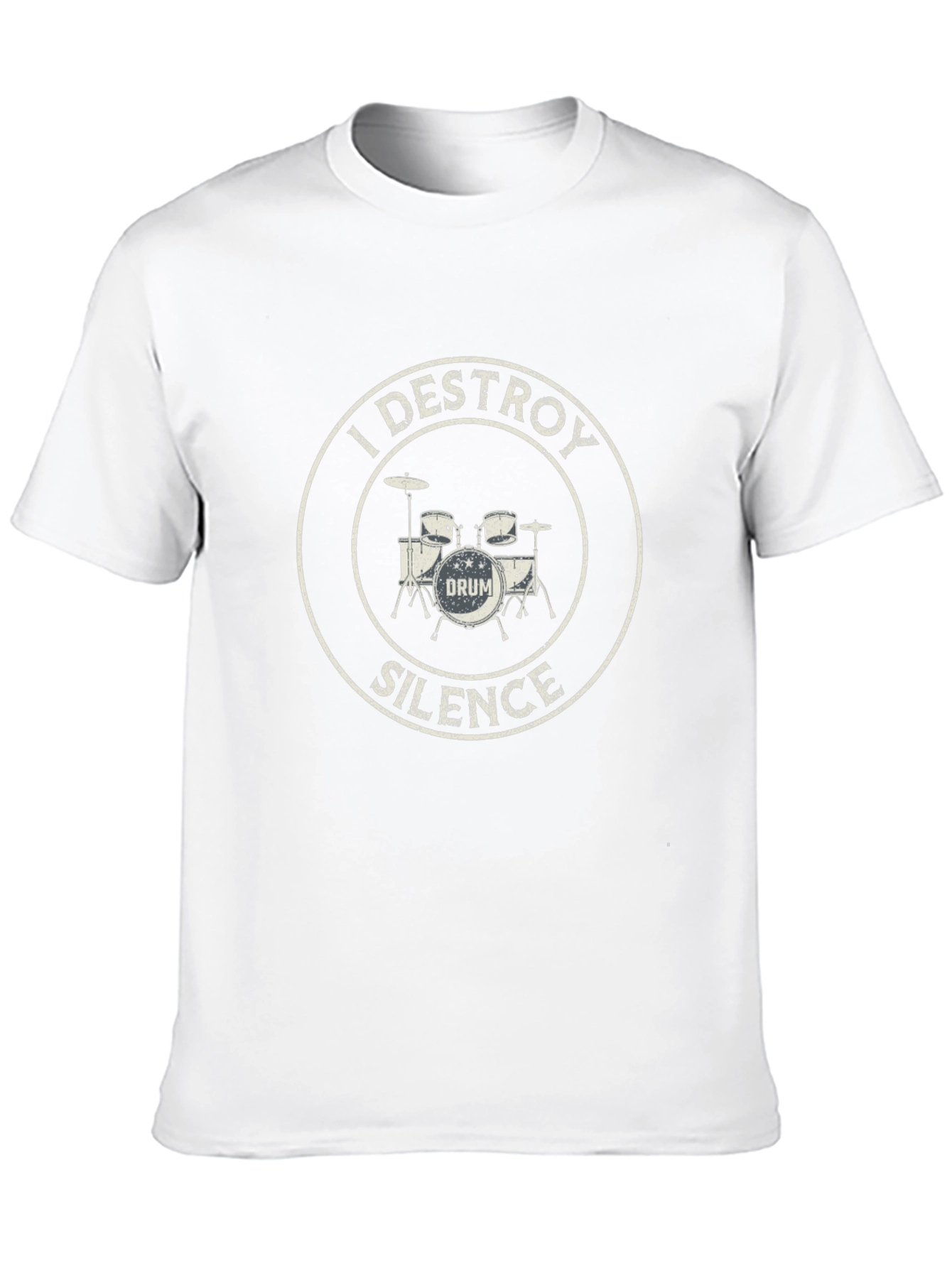 I Destroy Silence Drummer T-Shirt