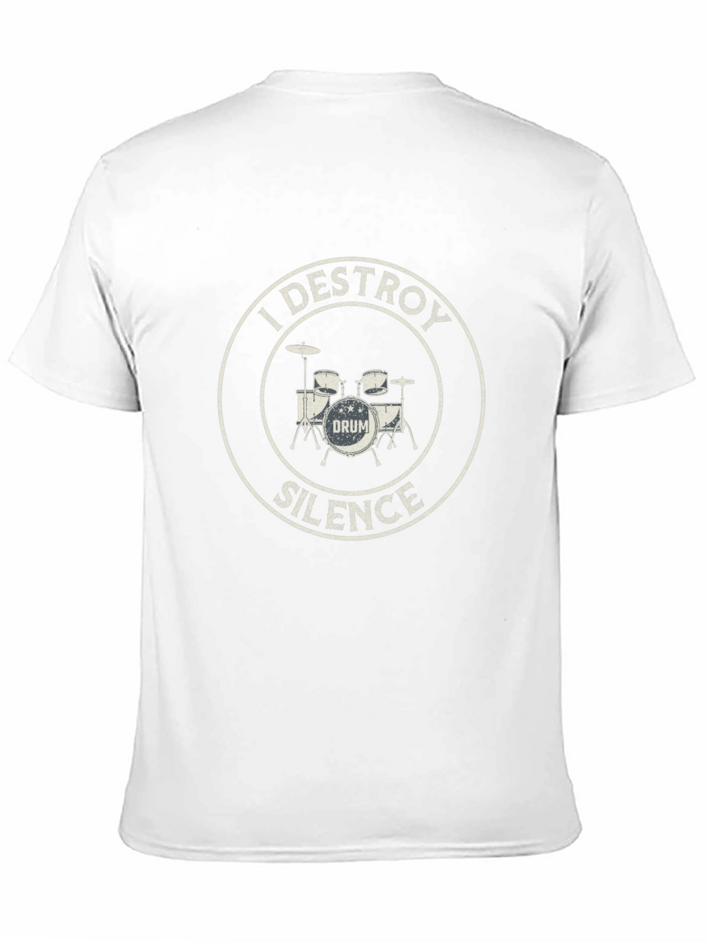 I Destroy Silence Drummer T-Shirt