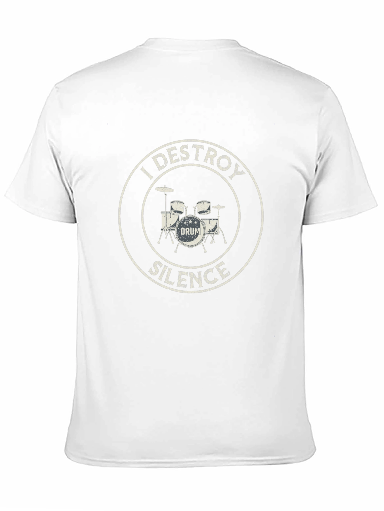 I Destroy Silence Drummer T-Shirt