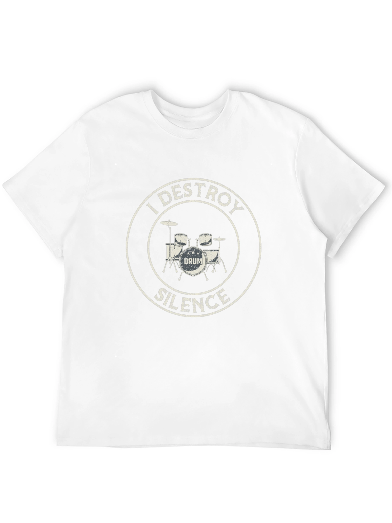 I Destroy Silence Drummer T-Shirt