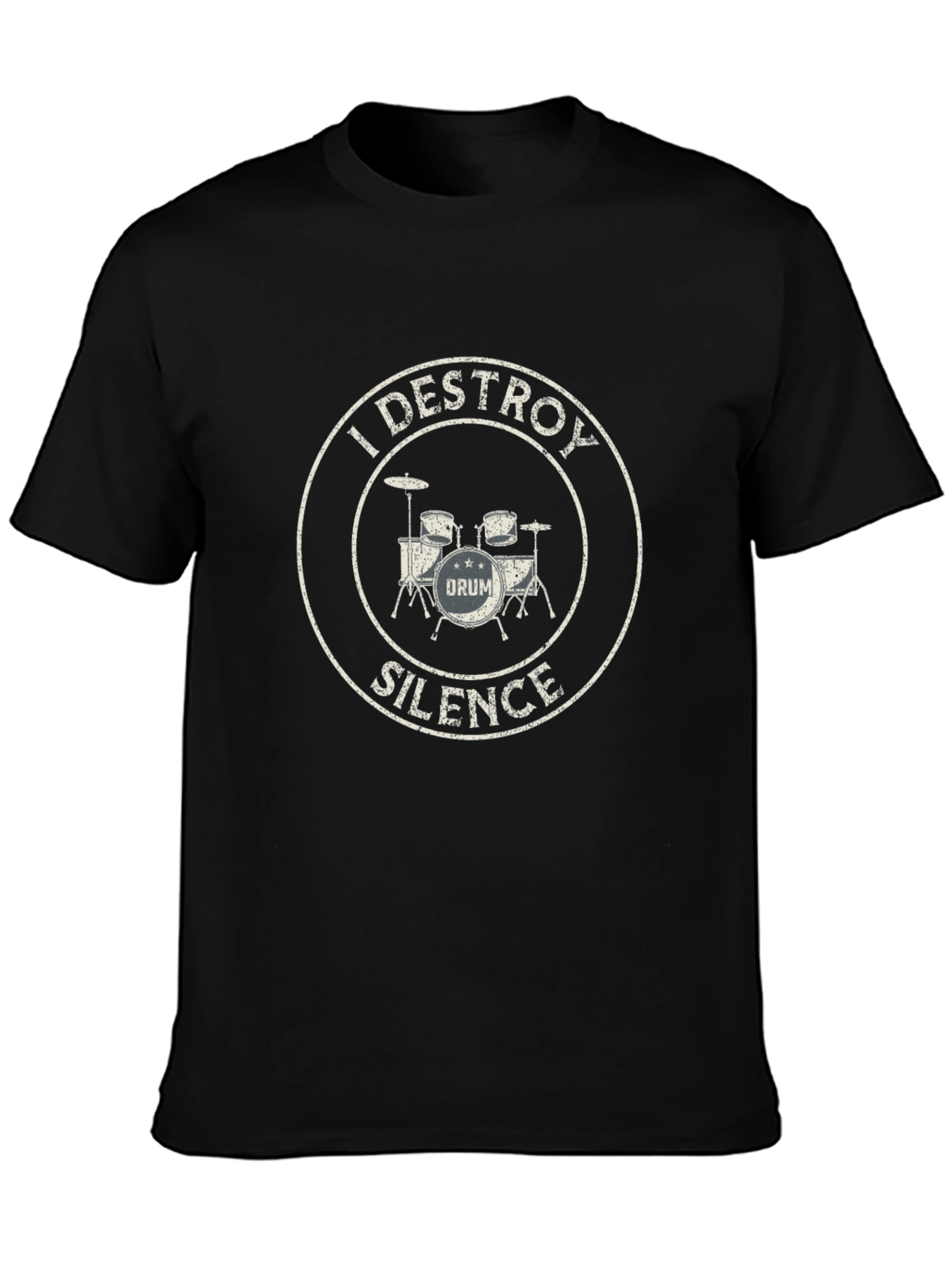 I Destroy Silence Drummer T-Shirt