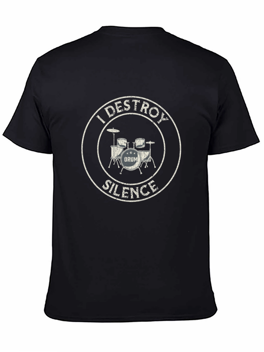 I Destroy Silence Drummer T-Shirt