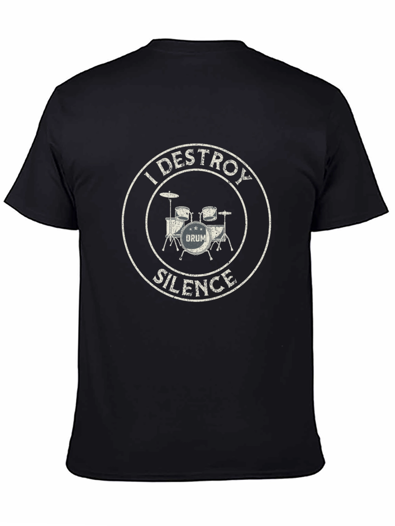 I Destroy Silence Drummer T-Shirt