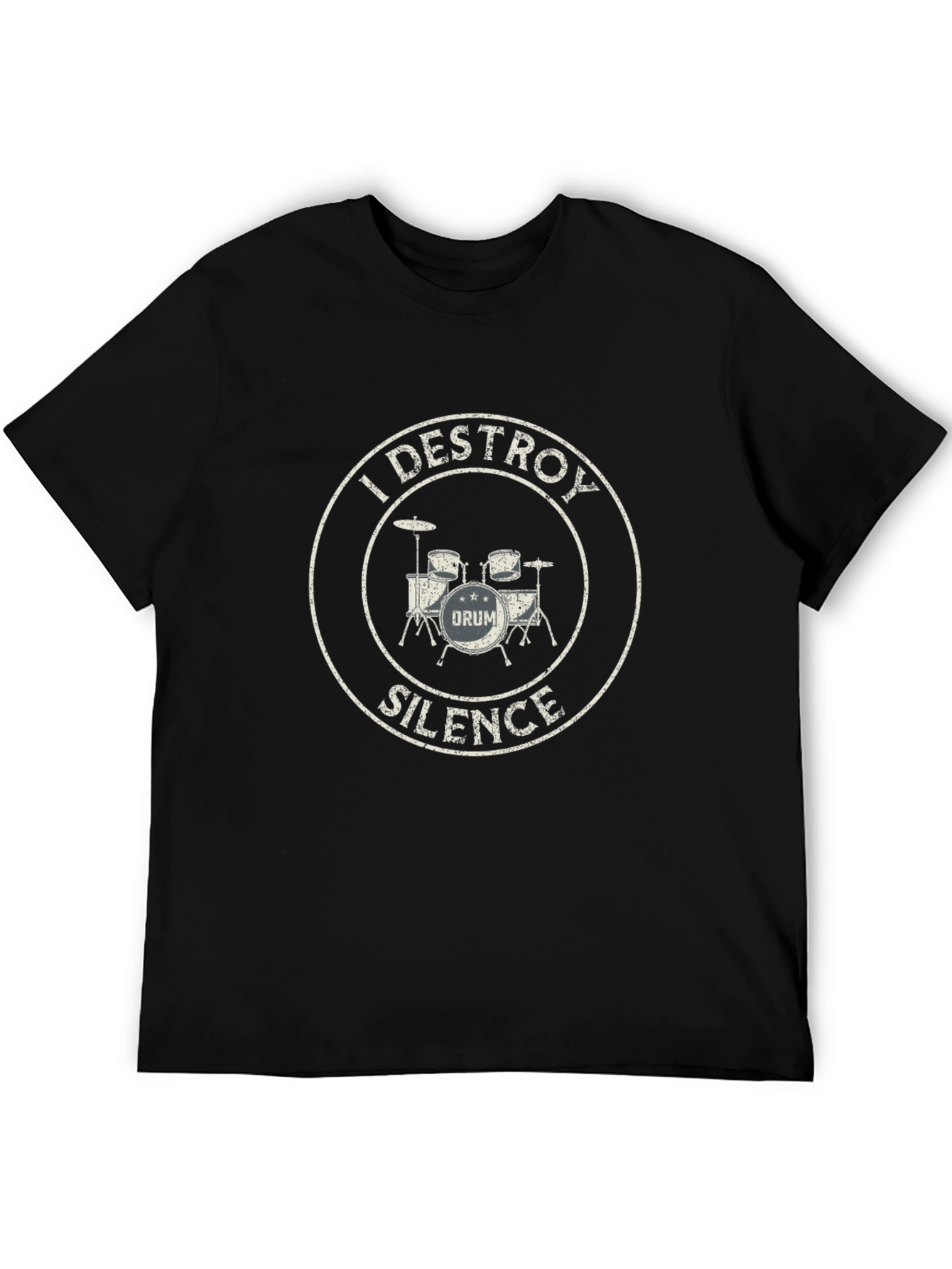 I Destroy Silence Drummer T-Shirt