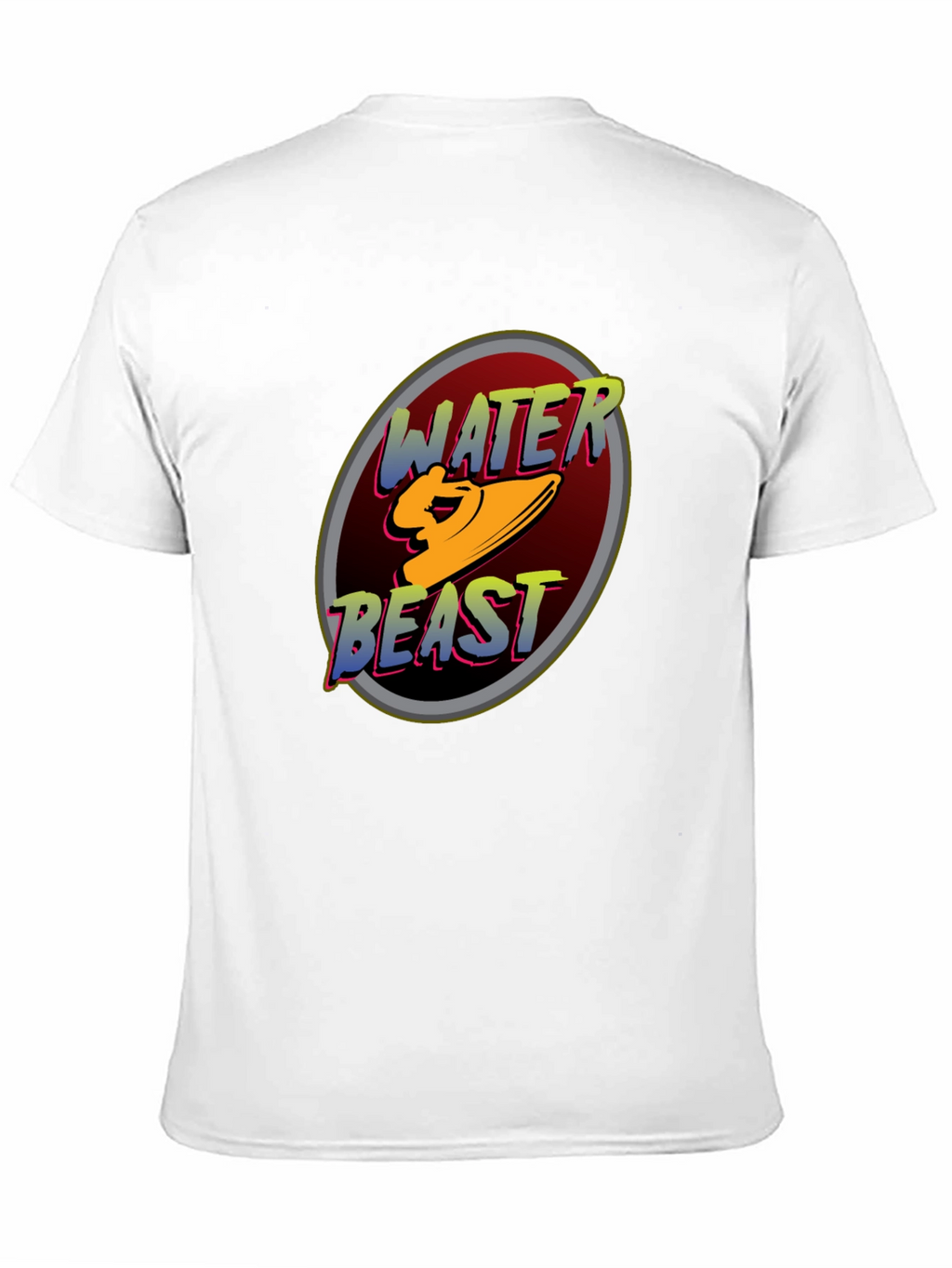 Water Beast Graphic Tee - Black Cotton Blend