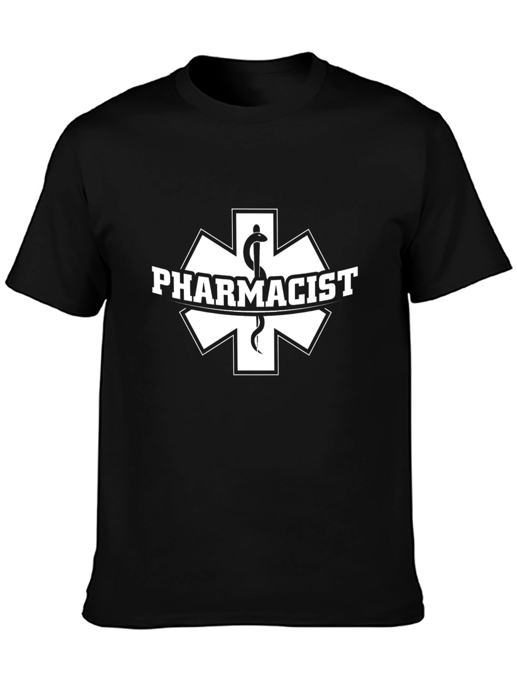 Pharmacist Symbol Black T-Shirt
